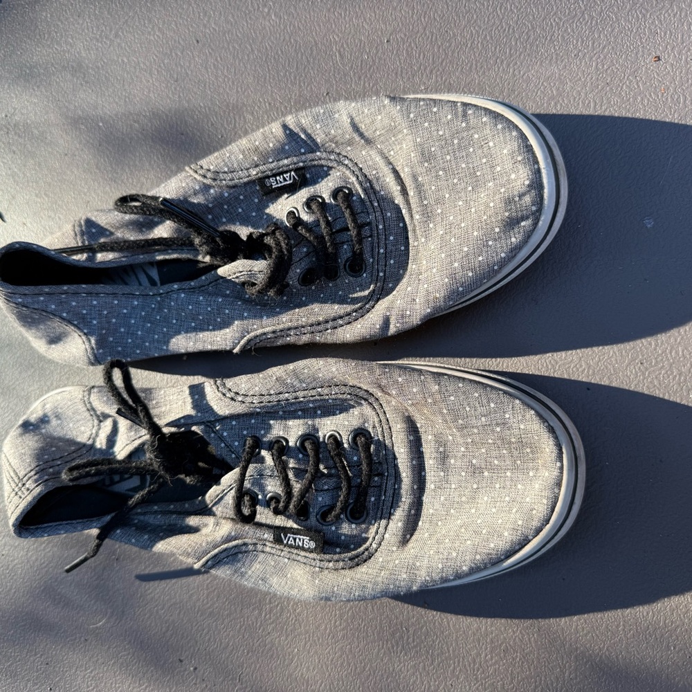Vans Gray polka dot Sneakers